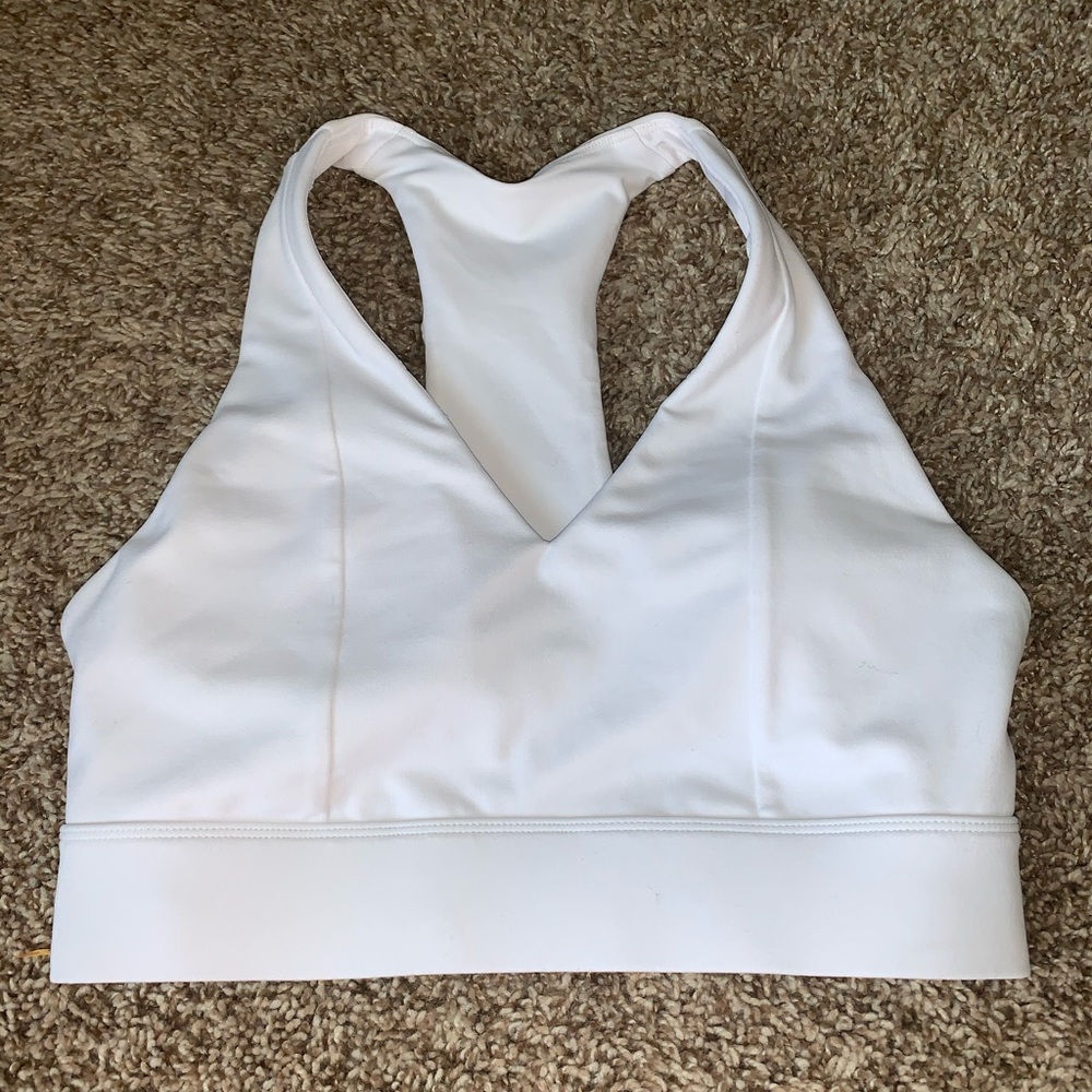 Fabletics White Tank with Inserts